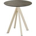 Infinity Terrastafel Zand Frame + Midnight Marble HPL 70 cm - Essentials 120031670