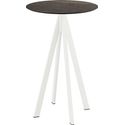 Infinity Statafel Wit Frame + Riverwashed Wood HPL 70 cm - Essentials 120051470