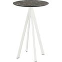 Infinity Statafel Wit Frame + Galaxy Marble HPL 70 cm - Essentials 120051570