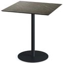 Urban Terrastafel Zwart Frame + Midnight Marble HPL 70x70 cm - Essentials 130011677
