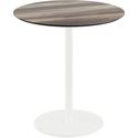 Urban Terrastafel Wit Frame + Tropical Wood HPL 70 cm - Essentials 130021270