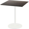 Urban Terrastafel Wit Frame + Riverwashed Wood HPL 70x70 cm - Essentials 130021477