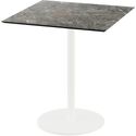 Urban Terrastafel Wit Frame + Galaxy Marble HPL 70x70 cm - Essentials 130021577