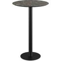 Urban Statafel Zwart Frame + Galaxy Marble HPL 70 cm - Essentials 130041570