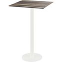 Urban Statafel Wit Frame + Tropical Wood HPL 70x70 cm - Essentials 130051277