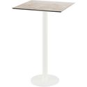 Urban Statafel Wit Frame + Moonstone HPL 70x70 cm - Essentials 130051377
