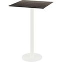 Urban Statafel Wit Frame + Riverwashed Wood HPL 70x70 cm - Essentials 130051477