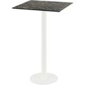 Urban Statafel Wit Frame + Galaxy Marble HPL 70x70 cm - Essentials 130051577