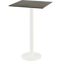 Urban Statafel Wit Frame + Midnight Marble HPL 70x70 cm - Essentials 130051677