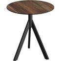 Essentials Infinity Tripod Terrastafel Zwart Frame + Tropical Wood HPL 70 cm - 140011270