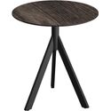 Essentials Infinity Tripod Terrastafel Zwart Frame + Riverwashed Wood HPL 70 cm - 140011470