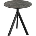 Essentials Infinity Tripod Terrastafel Zwart Frame + Galaxy Marble HPL 70 cm - 140011570
