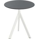 Essentials Infinity Tripod Terrastafel Wit Frame + Zwart HPL 70 cm - 140021070