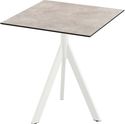 Essentials Infinity Tripod Terrastafel Wit Frame + Moonstone HPL 70x70 cm - 140021377