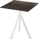 Essentials Infinity Tripod Terrastafel Wit Frame + Riverwashed Wood HPL 70x70 cm - 140021477