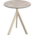 Essentials Infinity Tripod Terrastafel Zand Frame + Moonstone HPL 70 cm - 140031370