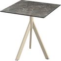 Essentials Infinity Tripod Terrastafel Zand Frame + Galaxy Marble HPL 70x70 cm - 140031577