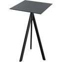 Essentials Infinity Tripod Statafel Zwart Frame + Zwart HPL 70x70 cm - 140041077