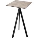 Essentials Infinity Tripod Statafel Zwart Frame + Moonstone HPL 70x70 cm - 140041377