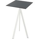 Essentials Infinity Tripod Statafel Wit Frame + Zwart HPL 70x70 cm - 140051077