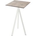 Essentials Infinity Tripod Statafel Wit Frame + Moonstone HPL 70x70 cm - 140051377