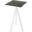 Essentials Infinity Tripod Statafel Wit Frame + Galaxy Marble HPL 70x70 cm - 140051577