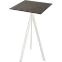 Essentials Infinity Tripod Statafel Wit Frame + Midnight Marble HPL 70x70 cm - 140051677