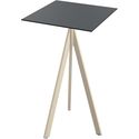 Essentials Infinity Tripod Statafel Zand Frame + Zwart HPL 70x70 cm - 140061077