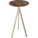 Essentials Infinity Tripod Statafel Zand Frame + Tropical Wood HPL 70 cm - 140061270