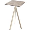 Essentials Infinity Tripod Statafel Zand Frame + Moonstone HPL 70x70 cm - 140061377