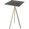Essentials Infinity Tripod Statafel Zand Frame + Galaxy Marble HPL 70x70 cm - 140061577