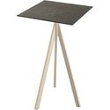 Essentials Infinity Tripod Statafel Zand Frame + Midnight Marble HPL 70x70 cm - 140061677