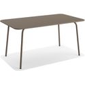 Essentials Shine Tuintafel Staal Rechthoek Cappuccino - 20601