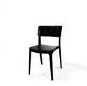 Wing Stoel Zwart - Stapelbare Stoel plastic - 50916 - veba 50916