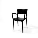 Wing Stoel Zwart - Stapelbare Stoel plastic - 50920 - veba 50920