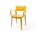 Wing Stoel mustard - Stapelbare Stoel plastic - 50922 - veba 50922