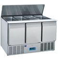 Mastro Saladette | 3 Deuren Gn 1/1 | 12X Gn 1/3 H=150mm | 0°/+8°C | 9790C