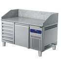 Pizza Counter 1600 mm With 1 Door 600x400 Mm, 5 Drawers En, Mastro 9928F