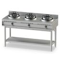 Mastro Wok Warmhoudplaat Op Gas, Met Bodemplank, 3 Branders | AHA0019