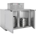 Beer Barrel Chiller 8x 50 Liters In Stainless Steel, Without Cooling Unit, Mastro BIZ0004/F