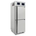 Refrigerator 350+350 Litres In Stainless Steel GN2/1, -2°/+8°C - WiFi - Virtus BMA0023/FN