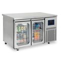 Refrigerated Counter Pass-Through With 2+2 Glass Doors GN1/1 Both Sides, -2°/+8°C - WiFi - Virtus BNA0064/FNG