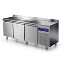 Refrigerated Counter 600 mm 3 Doors 430x325 mm With Upstand - -2°/+8°C - BNA0185
