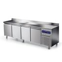 Refrigerated Counter 600 mm 4 Doors 430x325 mm With Upstand - -2°/+8°C - BNA0187