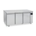 Freezer Counter With 3 Doors GN1/1 And Upstand For Remote Cooling, -10°/-20°C - WiFi - Virtus BNB0013/FN