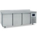 Refrigerated Pastry Counter 3 Doors 600x400 Mm, Stainless Steel Top With Upstand, -2°/+8°C - WiFi - Virtus BNZ0005/FNPI