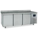 Freezer Pastry Counter 3 Doors 600x400 Mm, Granite Top With Upstand, -10°/-22°C - WiFi - Virtus BNZ0007/FN
