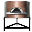 Mastro Houten Pizza-Oven Met Koperen Facade, Bodemplaat Ø 1300 Mm, Capaciteit: 6/7 Pizza'S | CAC0022