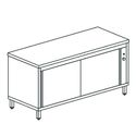 Mastro Verwarmde Werkbank Met Schuifdeuren, Zonder Opstand, 1000X600 Mm | HCA0066