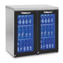 Mastro Backbar | 2 Scharnierende Glazend Deuren, 90+90 Flessen, 0°/+8°C | IBC0057